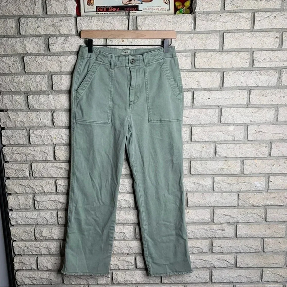 Faherty Utility Pant Straight Leg Frayed Hem - Picture 4 of 11